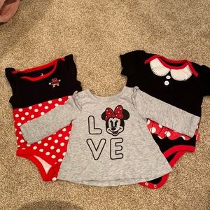 Minnie Mouse baby girl clothes, size 6M